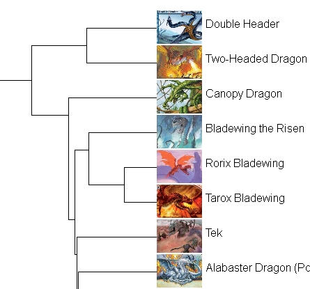 clustered dragons